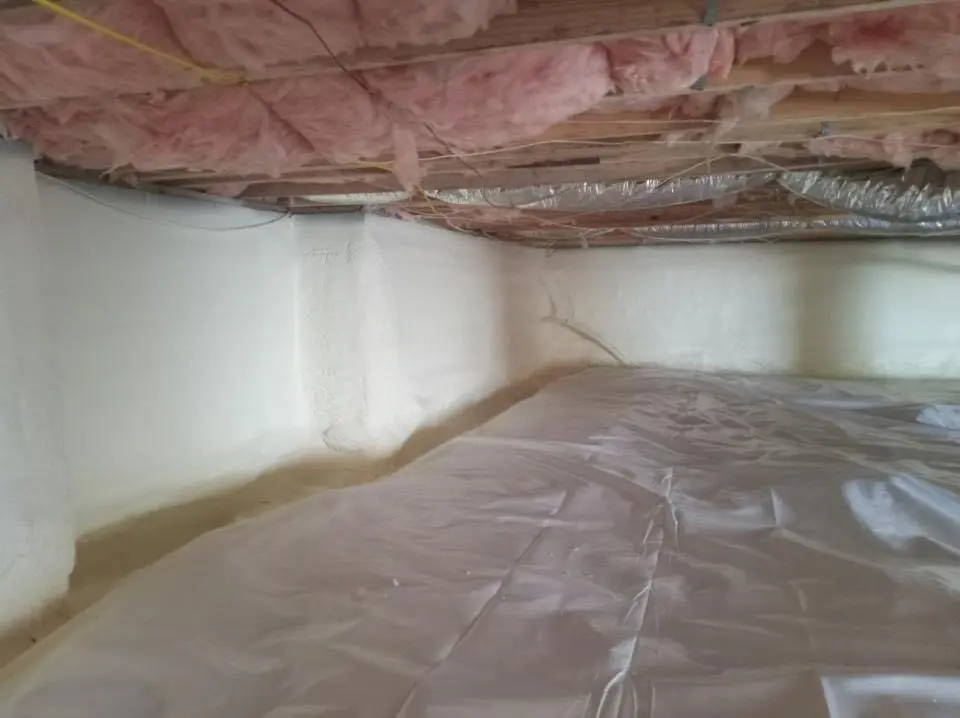 Crawl space encapsulation with closed-cell spray foam for Roof Maintenance in Richland Hills